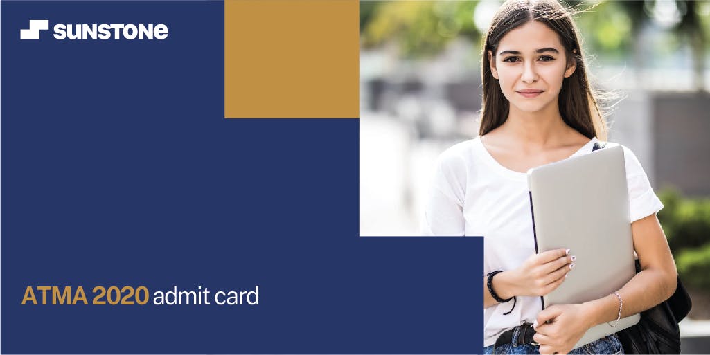 ATMA admit card | Sunstone