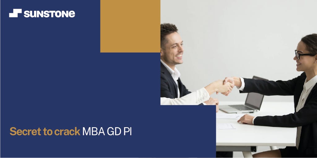 GD PI preparation for MBA | Sunstone