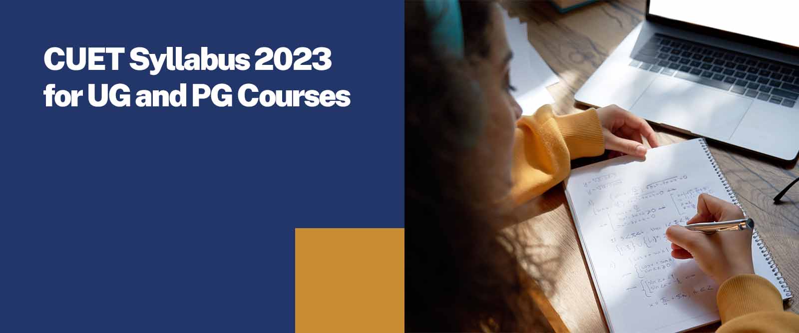 CUET Syllabus 2023 for UG and PG Courses