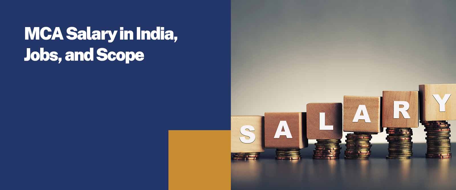 MCA Salary in India, Jobs, and Scope