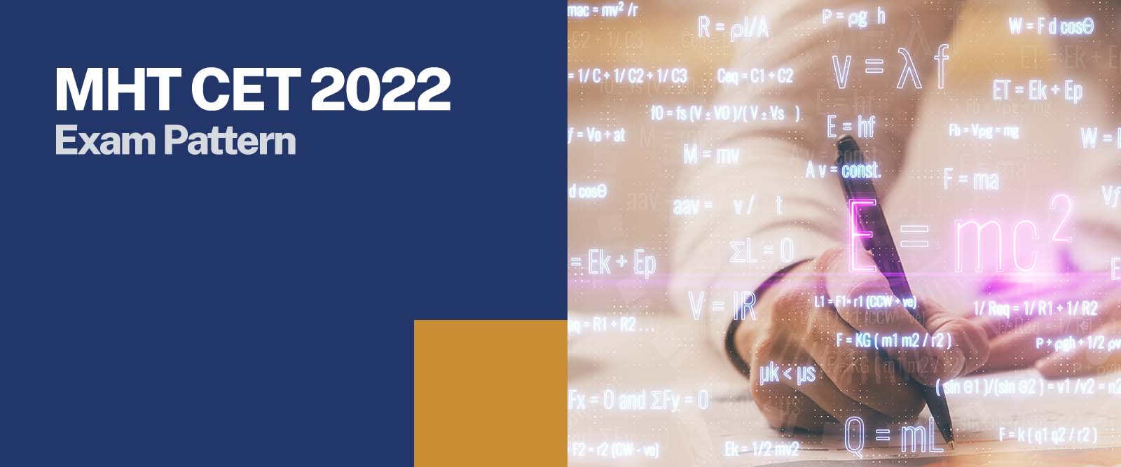 MHT CET 2023 Exam Pattern
